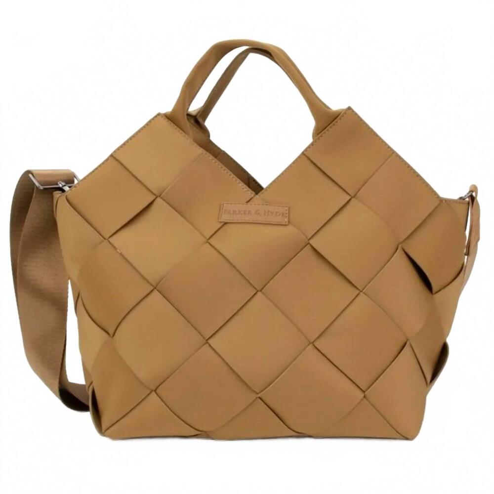 NEW PARKER AND HYDE the dallas classic tote in camel